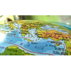 Глобус Globen Ке022500195 (Двойная карта рельефный с подсветкой)