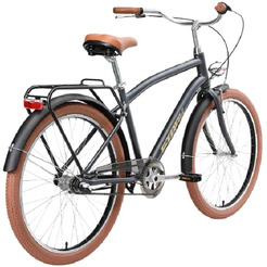 Велосипед Stark Comfort Man 26 S/16" HQ-0017929 темно-серый матовый/песочный 25