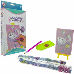 Алмазная мозаика 1 TOY Котёнок Т19044Т