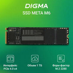 SSD Digma Meta M6 1TB DGSM4001TM63T