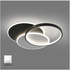 Люстра Estares VG-LM 75W 3R-ON/OFF-490x62-BLACK/WHITE/WHITE-220-IP20