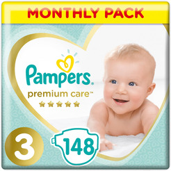 Подгузники Pampers Premium Care 3 Midi (148шт)