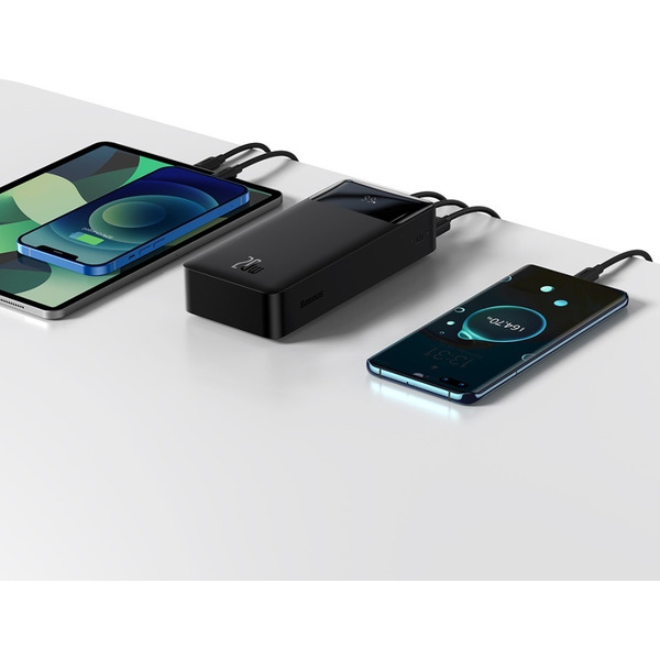 Внешний аккумулятор Baseus Bipow Digital Display Fast Charge 30000mAh (PPBD050401) черный