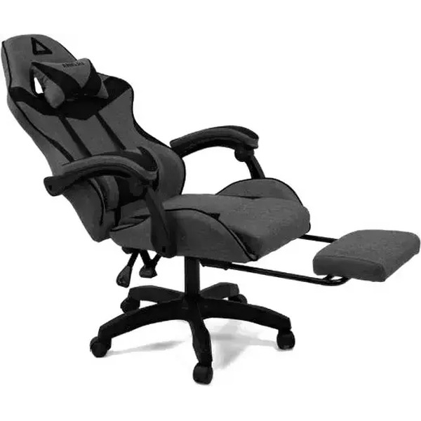 Кресло офисное King Style FK-31 Anklav Fabric Black (светло-серый/черный)