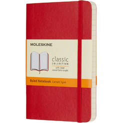 Блокнот Moleskine Classic Soft Pocket QP611F2 (красный)