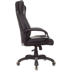 Кресло офисное Бюрократ CH-879N (черный Leather Venge Black)