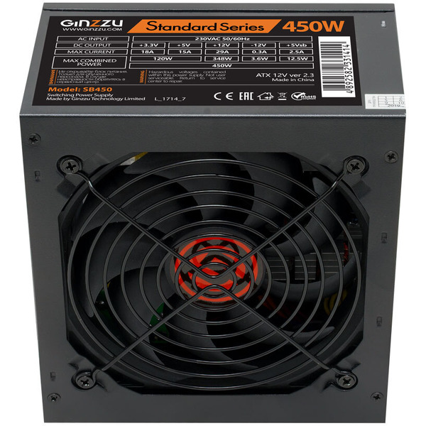 Блок питания Ginzzu SB450