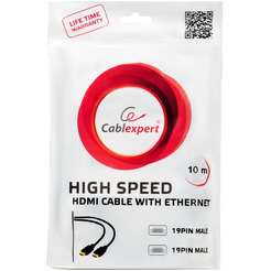 Кабель HDMI CABLEXPERT CC-HDMI4-10M v1.4