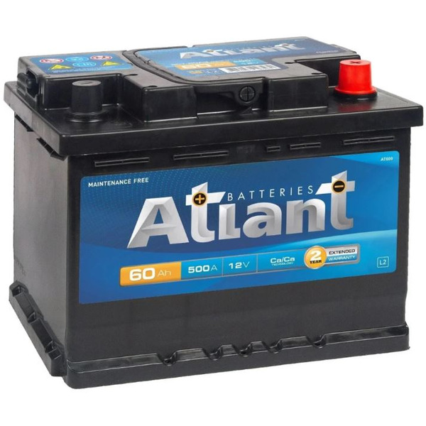 Автомобильный аккумулятор Atlant Blue R+ (60 А·ч)