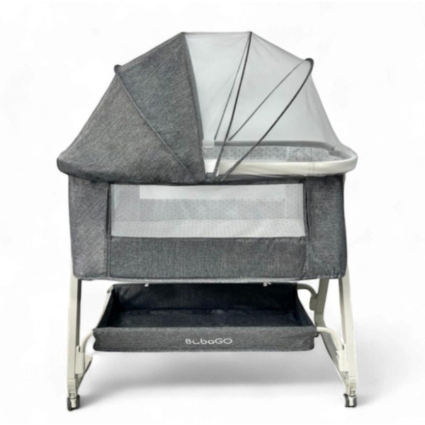 Детская кроватка BubaGo Velina BG 182-1 (серый)