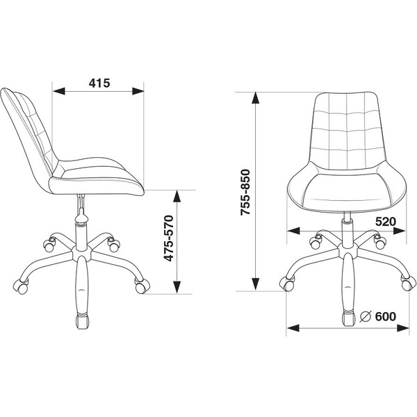 Кресло Бюрократ CH CH W696 SD