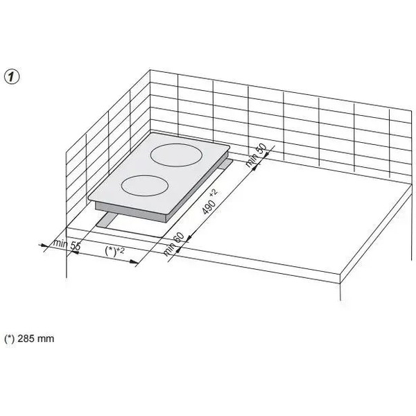 Варочная поверхность Hansa BHCI35133030 черный