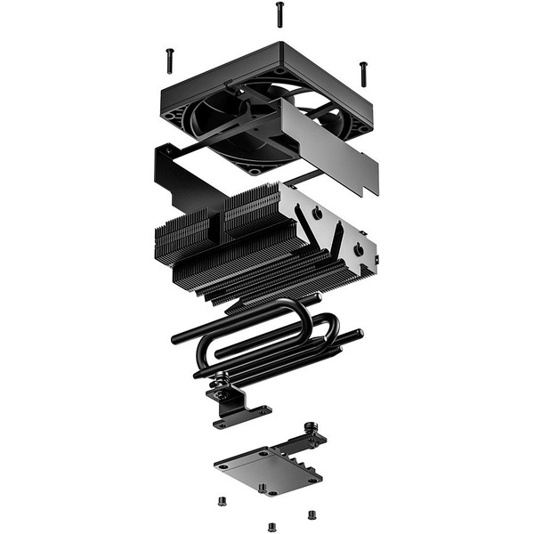 Устройство охлаждения(кулер) ID-Cooling IS-53-XT Black