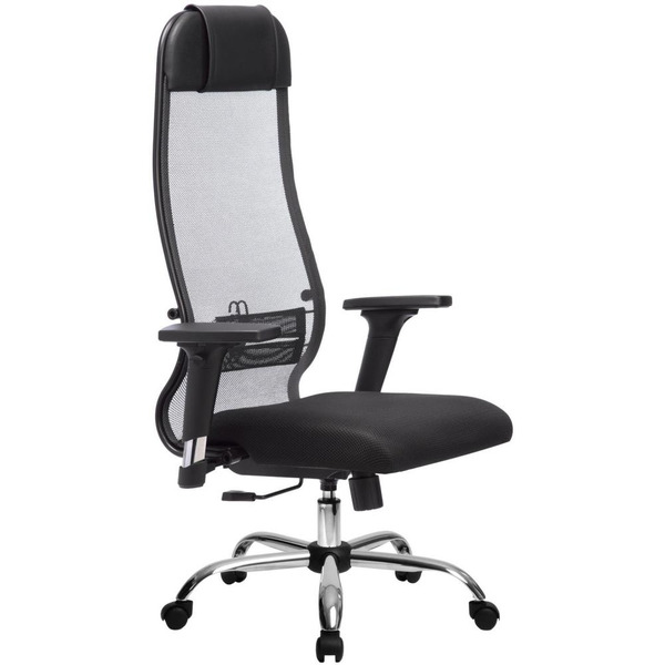 Кресло офисное МЕТТА B 1b 11/2D (18/2D CH) темно-серый