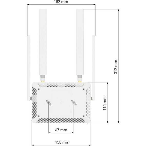 Беспроводной маршрутизатор Keenetic Runner 4G KN-2212
