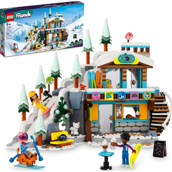 Конструктор LEGO Friends 41756 Каникулы: Лыжная трасса и кафе