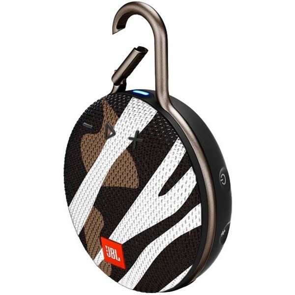 Беспроводная колонка JBL Clip 3 (черно-коричневый камуфляж)
