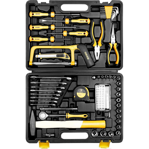 Набор инструмента для дома и авто DEKO DKMT89 (065-0737), 89 предметов