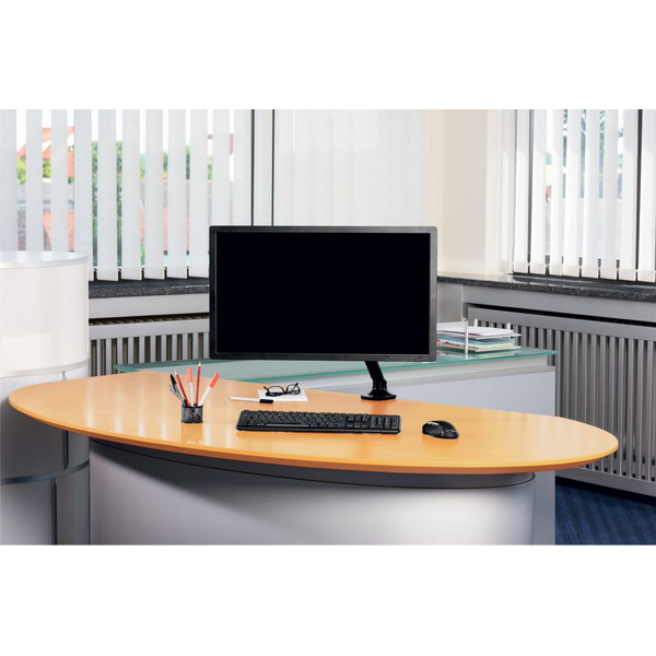 Кронштейн для мониторов ЖК Hama Fullmotion черный-26"