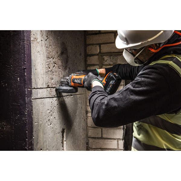 Углошлифмашина AEG Powertools BEWS 18-125BLPX2-0 (4935480857 ) без АКБ и ЗУ