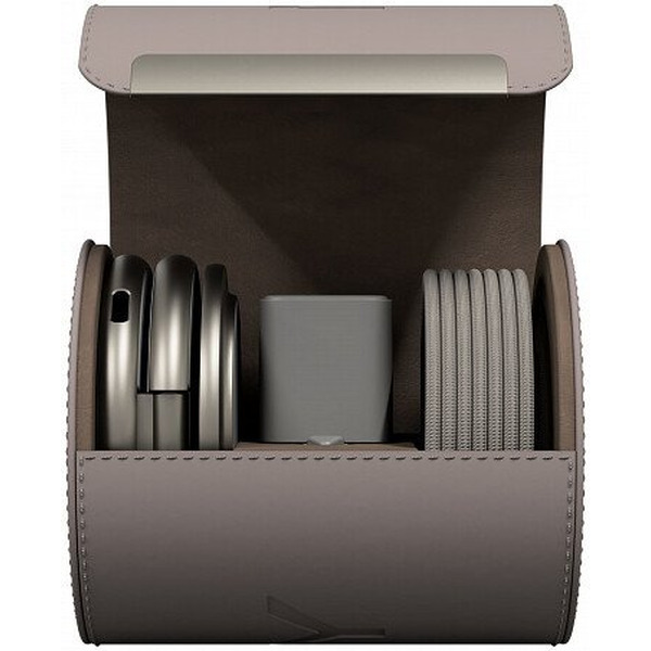 Беспроводное зарядное Magssory Signature Disc Pro для Apple 3 в 1 WCH073 (титановый)
