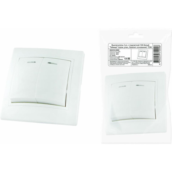 Выключатель TDM Таймыр SQ1814-0505