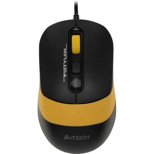 Офисный набор A4Tech Fstyler F1110 (черный/желтый)