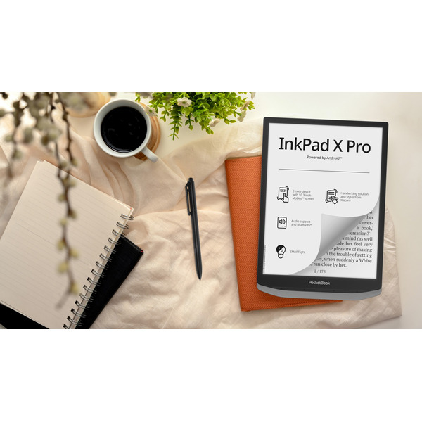Электронная книга PocketBook InkPad X Pro Mist Grey (PB1040D-M-WW)