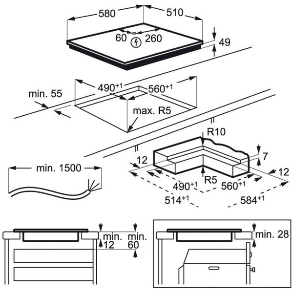 Варочная панель Electrolux EIV634