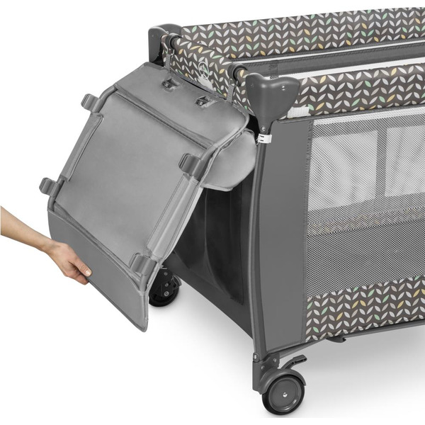 Кровать-манеж Lionelo Sven Plus (Grey Scandi)