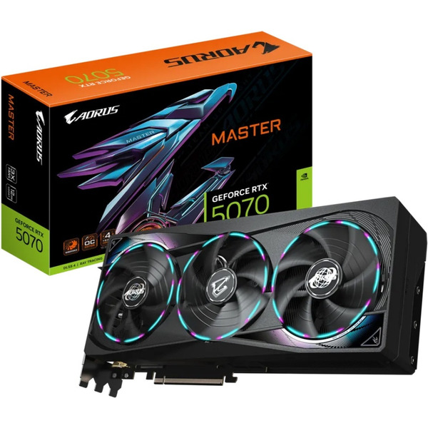Видеокарта Gigabyte Aorus GeForce RTX 5070 Master 12G GV-N5070AORUS M-12GD