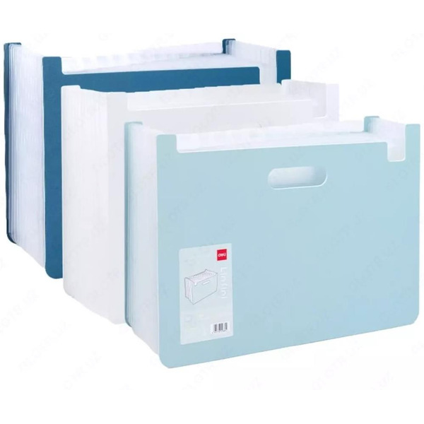 Лоток для бумаг DELI LINFINI EF604 (зеленый)