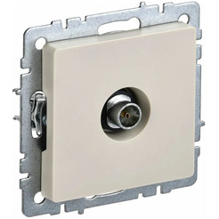 Розетка телевизионная IEK Brite РТВ11-0-БрКр