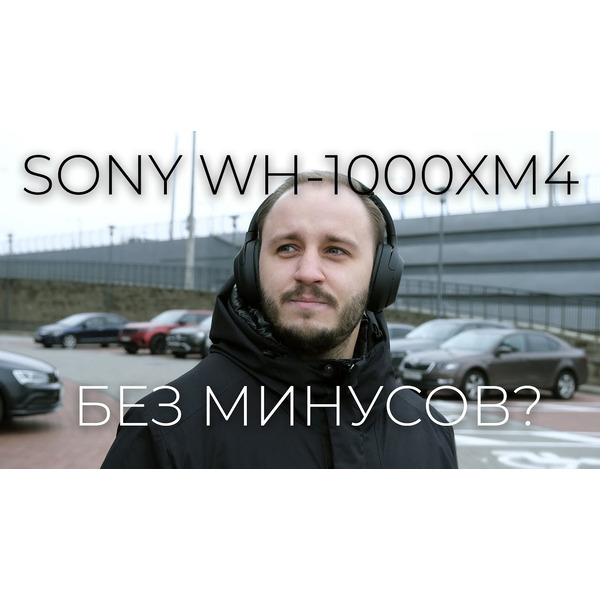 Наушники с микрофоном Sony WH-1000XM4 (черный)