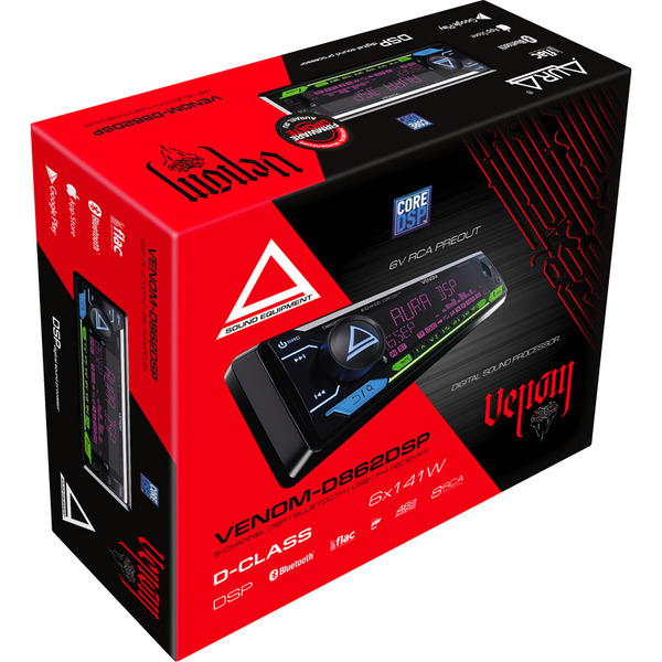 USB-магнитола Aura VENOM-D862DSP