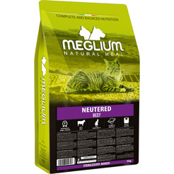 Сухой корм для кошек Meglium Cat Adult Neutered Beef MGS0410 (10кг)