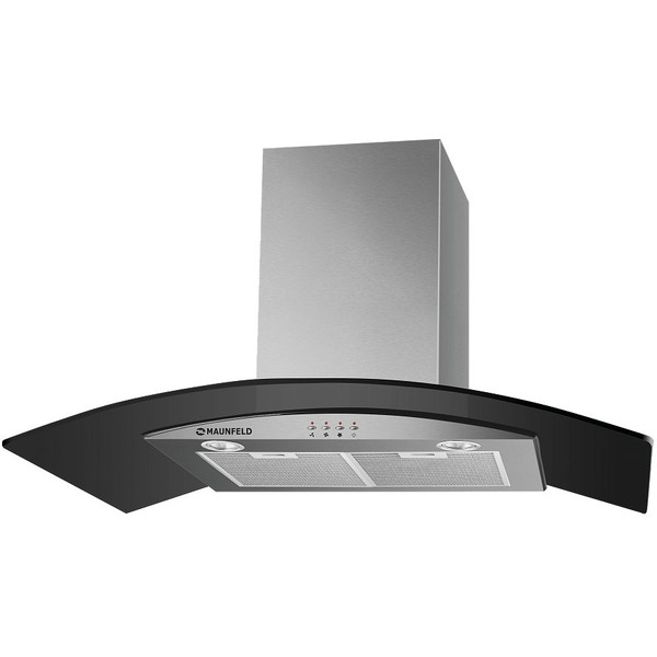 ВЫТЯЖКА MAUNFELD ANCONA PLUS 90 НЕРЖАВЕЙКА/ЧЕРНОЕ стекло