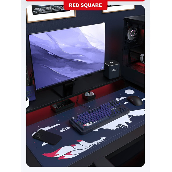 Клавиатура Red Square Alumix TKL Classic Kitsune RSQ-20051 (черный, g3ms Aquamarine)