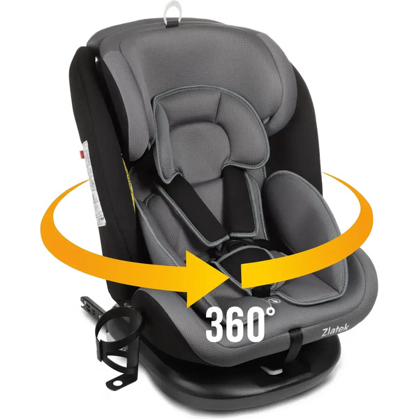 Автокресло Zlatek Cruiser Isofix Lux KRES3951 (серый/черный)