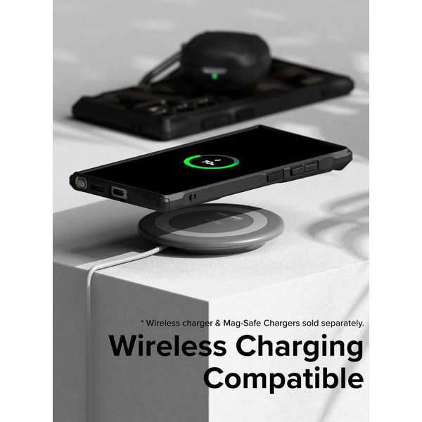 Чехол Ringke FUSION X для Galaxy S24 Ultra CAMO BLACK