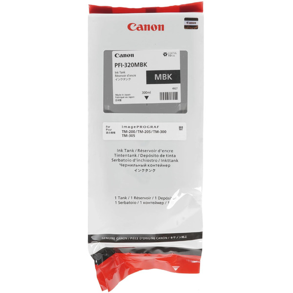Картридж Canon PFI-320MBk для Canon IPF TM-200/205/300/305