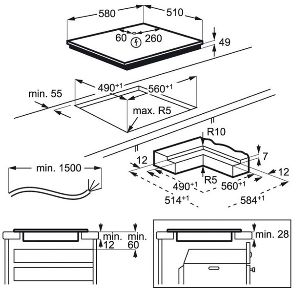 Варочная панель Electrolux EIV634