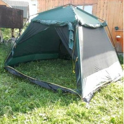 Палатка-Шатер Tramp Bungalow LUX Green 3х3х2.25 м (V2)