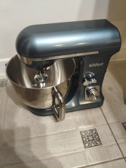 Планетарный миксер Kitfort KT-1343-2, светло-голубой