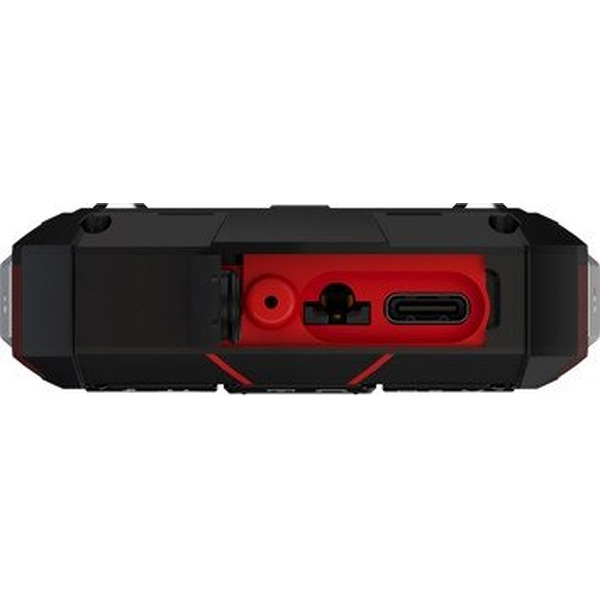 Мобильный телефон Maxvi R10 + ЗУ WC-112 (черный/красный)