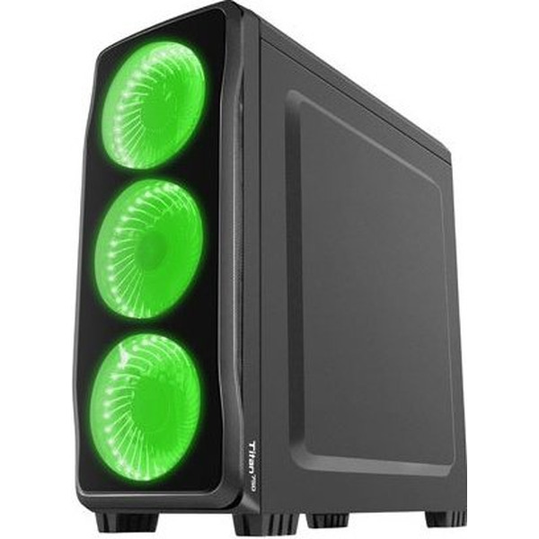 Корпус для компьютера GENESIS Titan 750 Green Midi NPC-1127