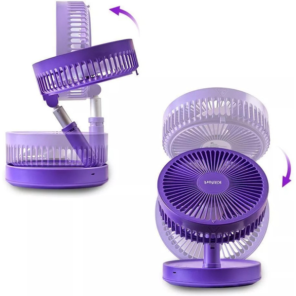 Беспроводной вентилятор Kitfort КТ-412-1 (фиолетовый)