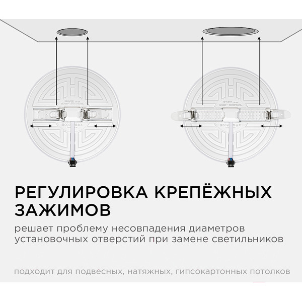 Панель светодиодная встраиваемая APEYRON 06-108