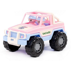 Автомобиль-джип Полесье Сафари (розовый) 90218