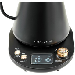 Чайник для заваривания кофе и чая Galaxy Line GL 0341 (черный)